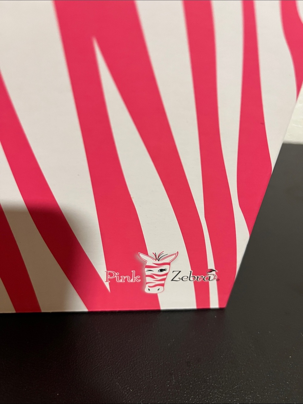 Pink Zebra Zebra-Striped Decorative Sleeve with Fringe - Picture 2 of 6